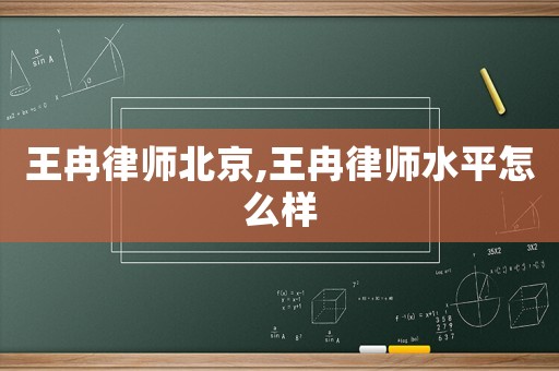 王冉律师北京,王冉律师水平怎么样 王冉律师北京,王冉律师水平怎么样