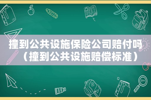 撞到公共设施保险公司赔付吗（撞到公共设施赔偿标准）