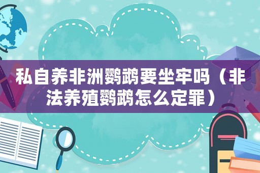 私自养非洲鹦鹉要坐牢吗（非法养殖鹦鹉怎么定罪）